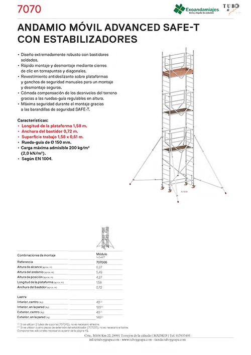 Andamio Móvil 7070-03