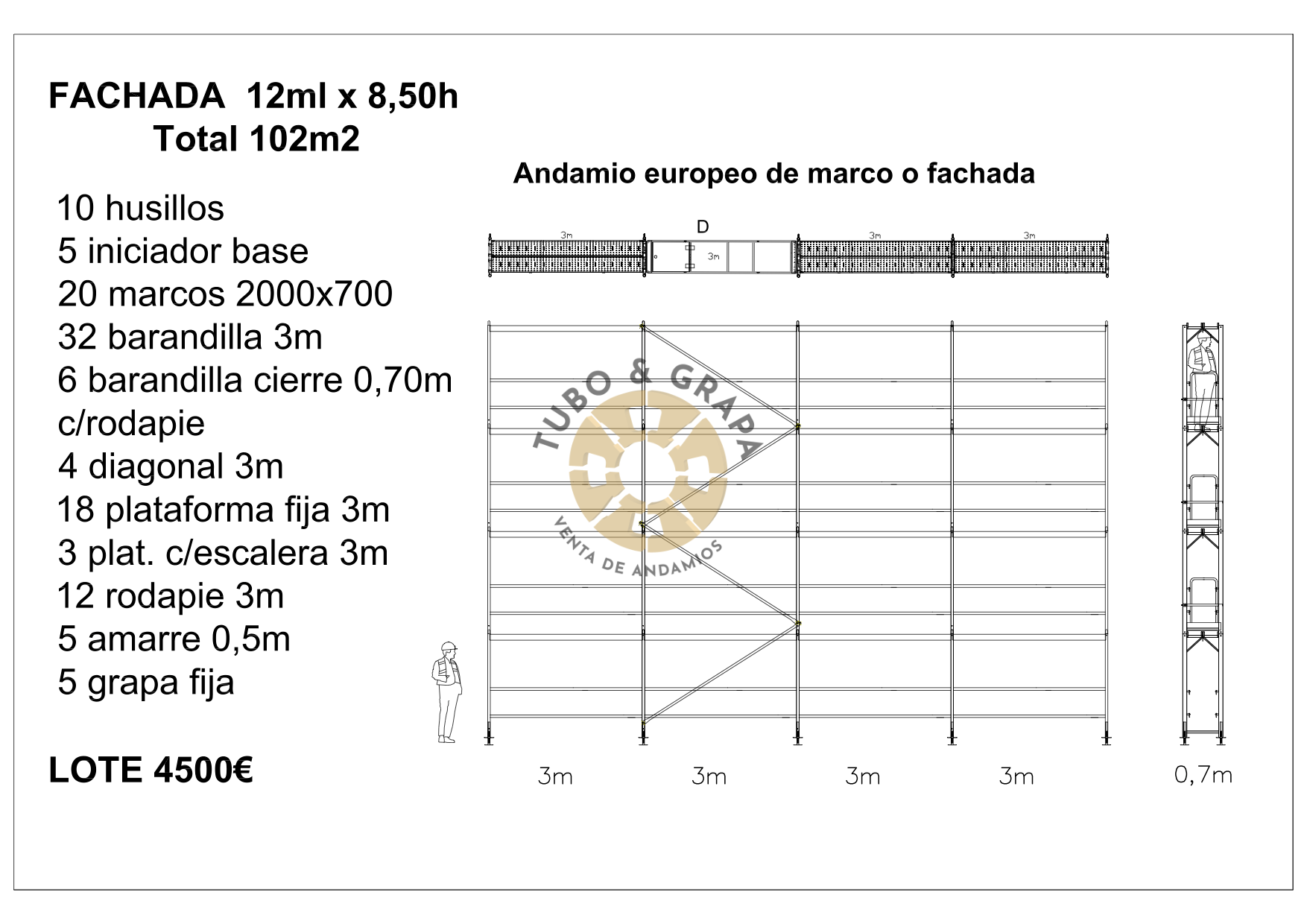 Fachada 102 m2 A.Marco